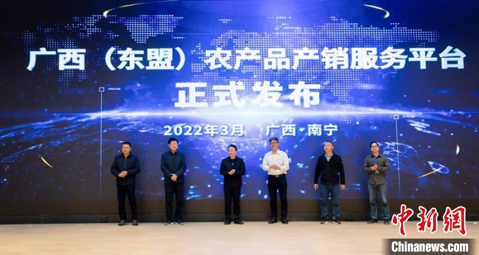 图为广西（东盟）农产品产销服务平台发布仪式现场。　于淼　摄